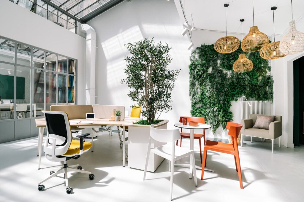 Decorar oficina pequeña con plantas