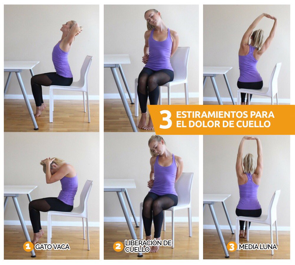 Estiramientos para el dolor de cuelllo