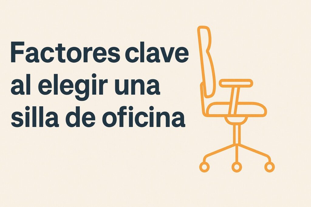 Qué influye al elegir una silla de oficina de lata gama