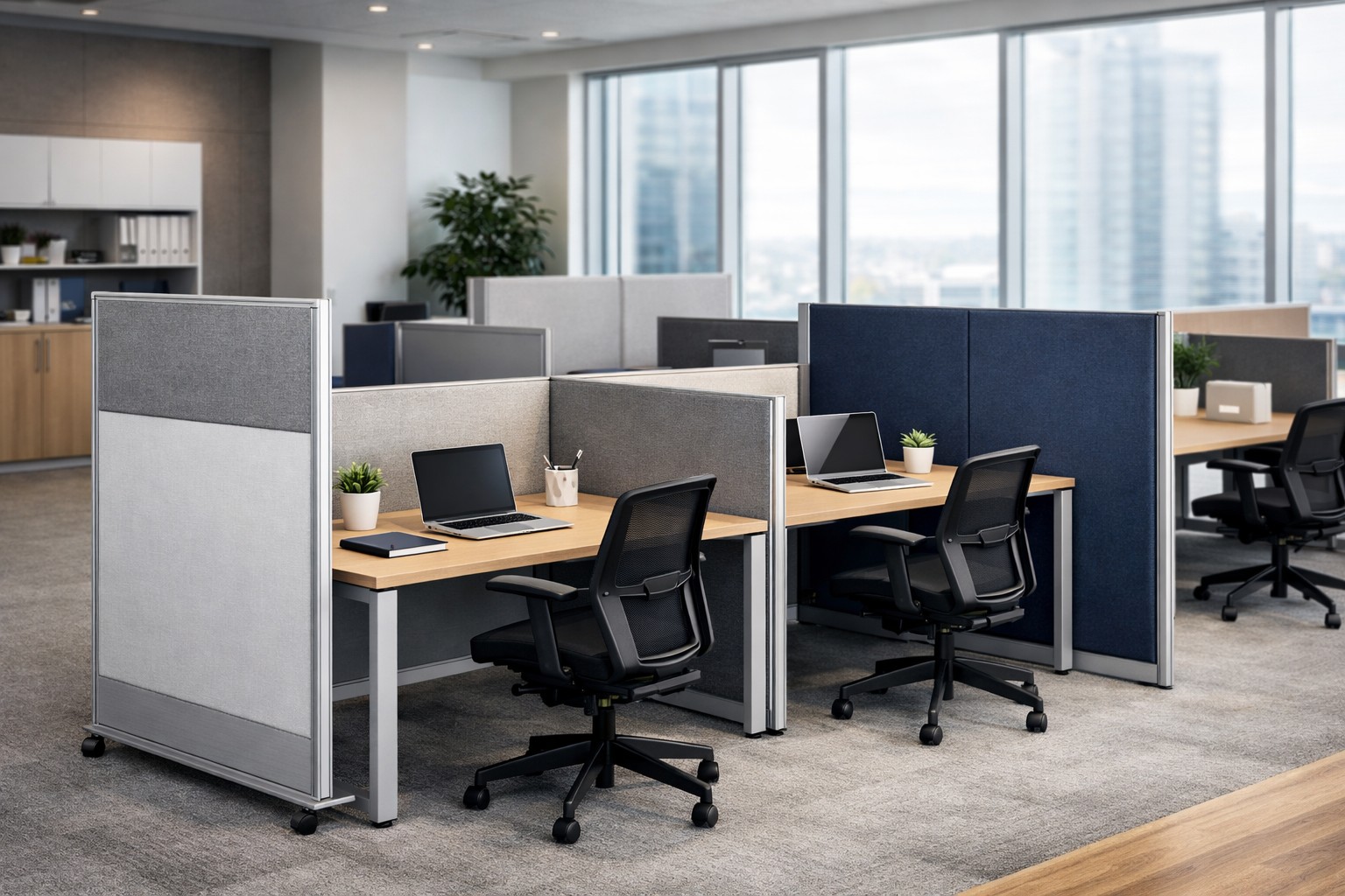 Cómo elegir un biombo para una oficina