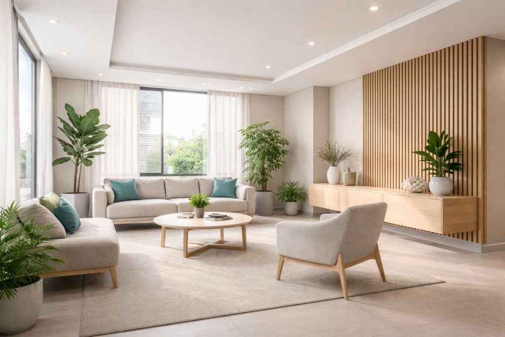 Colores más adecuados para una sala de espera en una oficina